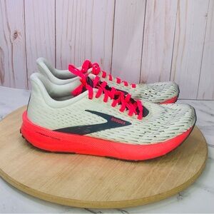 Brooks Gray and Pink Athletic Shoes with Breathable Mesh